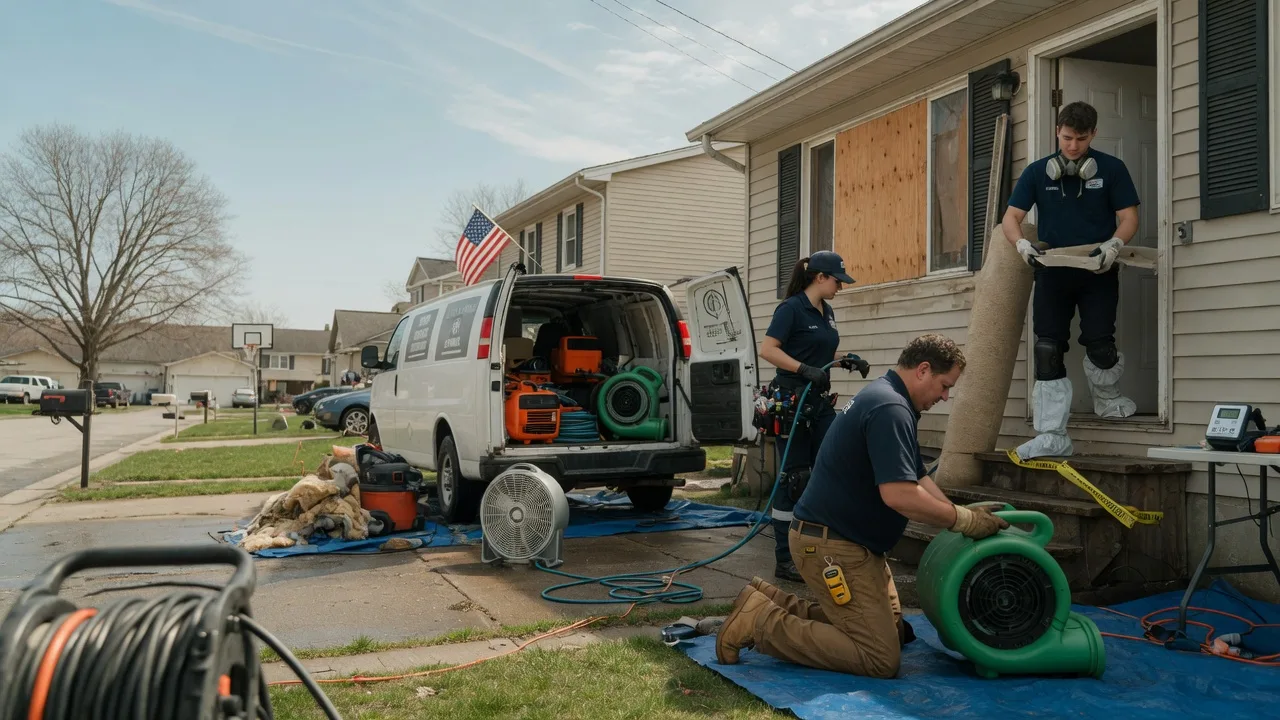 Water Damage Restoration in Rosharon, TX near me